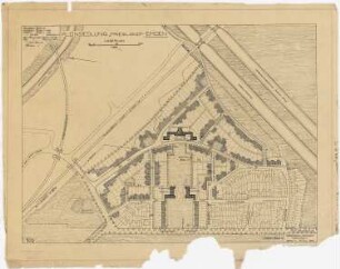 Kleinsiedlung Friesland, Emden: Lageplan 1:1000