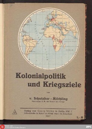 Kolonialpolitik und Kriegsziele