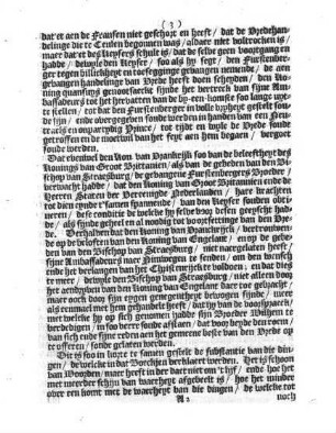 Aenmerckinge Op het gene By sijn Kon. Majesteyt van Vranckrijck voorgestelt is aen sijne Ambassadeurs Die na Nimwegen soude vertrecken