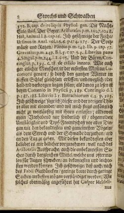 Storchs und Schwalben Winter-Quartier