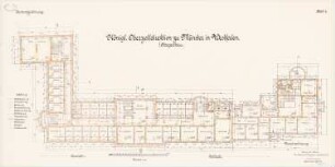 Oberzolldirektion, Münster: Grundriss 1. Obergeschoss 1:100
