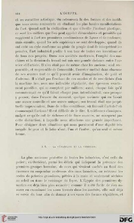 § 2: La céramique et la verrerie