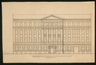 Öffentliches Gebäude (?): Ansicht 1:100