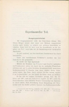Ausgangsmaterial.