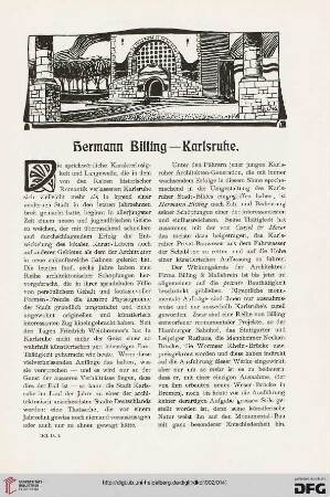 Hermann Billing - Karlsruhe