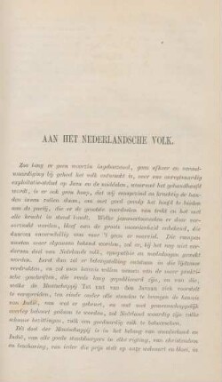 Aan het Nederlandsche volk