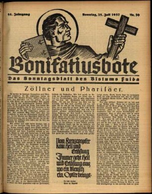 Ausgabe vom Sonntag, den 25. Juli 1937.