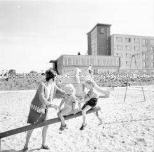 Spielplatz des FDGB-Ferienheims "Freundschaft" in Feldberg (Mecklenburg)