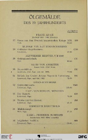 Ölgemälde des 19. Jahrhunderts (Nr. 27-160)