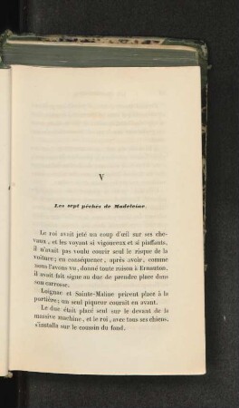 V Les sept péchés de Madeleine.