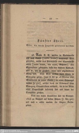 Fünfter Theil. Böte, die durch Zugvieh getrieben werden