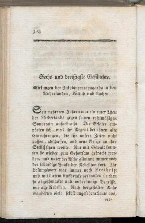 Sechs und dreißigste Geschichte - Sieben und dreißigste Geschichte
