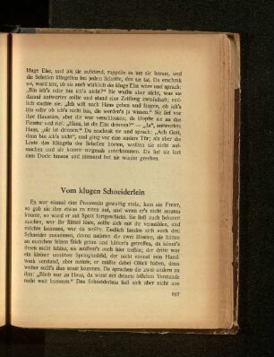 Vom klugen Schneiderlein