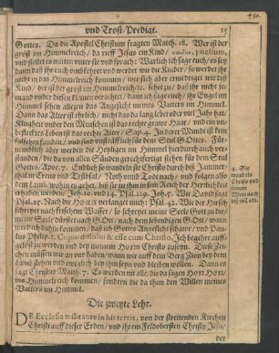 Die zweyte Lehr.