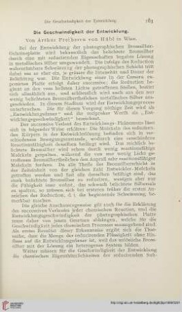 13: Die Geschwindigkeit der Entwicklung