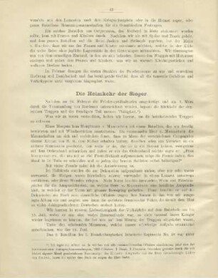 Die Heimkehr der Sieger