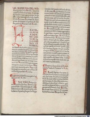 Lepistole, lectioni e euangelii