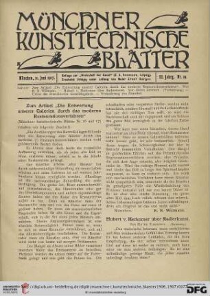 3: Hubert v. Herkomer über Radierkunst, [2]