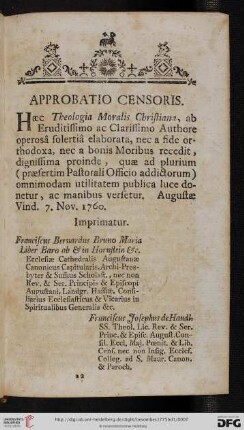 Approbatio censoris