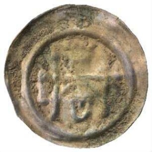 Fundmünze, Brakteat, 1253 - 1260