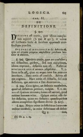 Cap. II. De Definitione