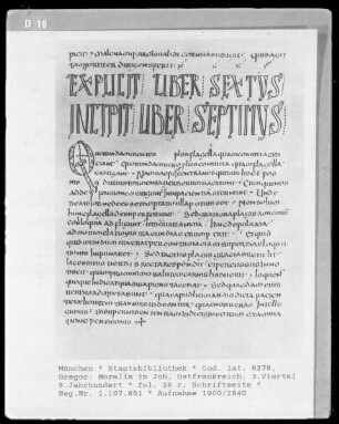 Gregor: Moralia in Job