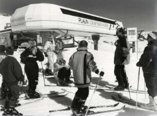 Im Skigebiet des Crap Sogn Gion