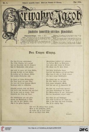 Nr. 4 (Mai 1884)