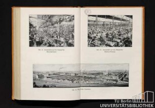 Abb. 39. Innenansicht aus den Benzwerken Getriebedreherei. Abb. 40. Innenansicht aus den Benzwerken Motoren-Montage. Abb. 41. Benz-Werke Mannheim.