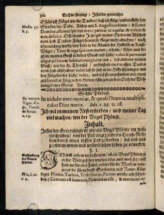362-372, Sechste Predigt