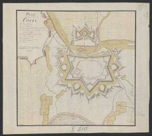 Plan von der Vestung Cosel
