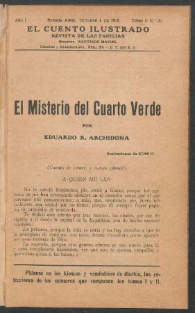 El misterio del cuarto verde : Ilustraciones de Euseví.