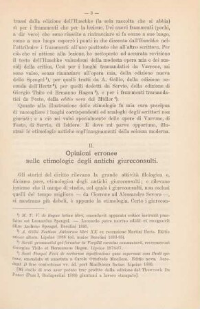 II. Opinioni erronee sulle etimologie degli antichi giureconsulti