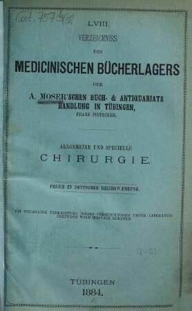 Katalog. 58. 1884