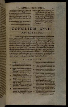 Consilium XXVII.