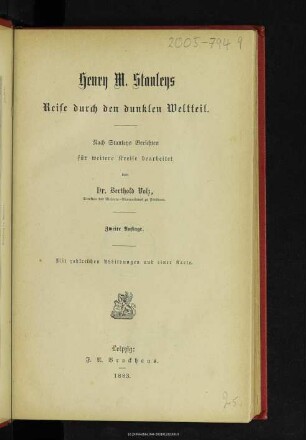 Henry M. Stanleys Reise durch den dunklen Weltteil