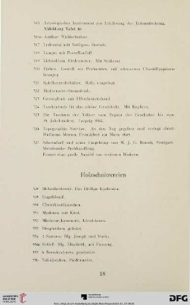 Holzschnitzereien (Nr.328-336)
