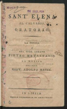 Sant' Elena Al Calvario : Oratorio