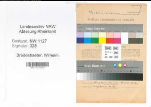 Entnazifizierung Wilhelm Bredestraeter , geb. 08.01.1889 (Lehrer)