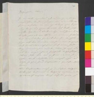 Brief von Meyer, Nikolaus an Goethe, Johann Wolfgang von