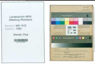 Entnazifizierung Paul Werner , geb. 19.02.1910 (Friseur)