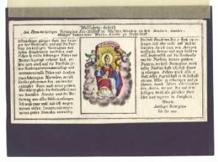 Darstellung des heiligen Remigius von Reims (kleines Andachtsbild)