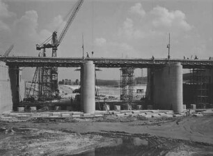 Wehrbaustelle Oberesslingen/Neckar