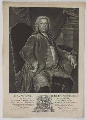 Bildnis des Isaacvs Daniel Bvirette ab Oehlefeld