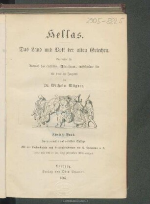 Hellas : das Land und Volk der alten Griechen : für Freunde des klassischen Altertums, besonders für die deutsche Jugend. 2. Band