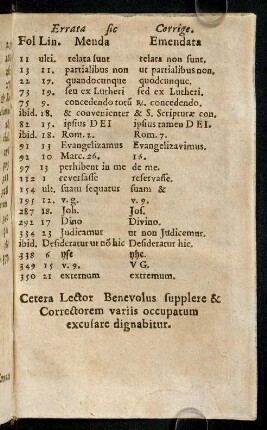 Errata sic Corrige