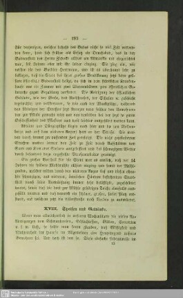 XVIII. Speisen und Getränke
