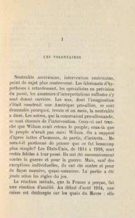 I Les Volontaires