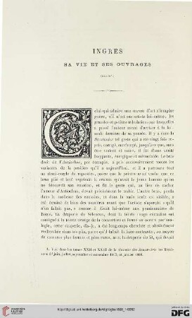 24: Ingres, [6] : sa vie et ses ouvrages