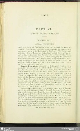 Part VI.—Jurassic Or Oolitic Period